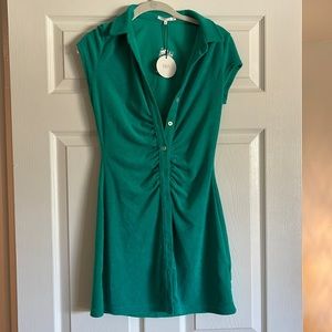 NIA Beverly Terry Botton down dress